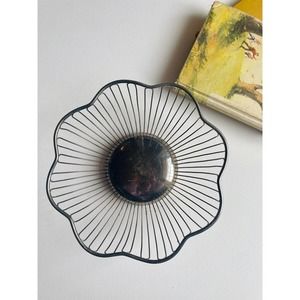 Vintage Silver Plated Bread-Fruit Basket Round Scalloped International Silver